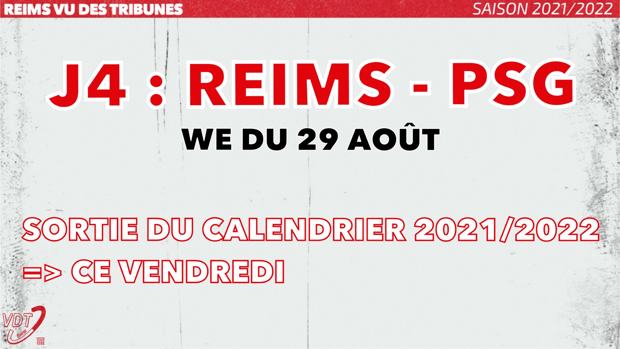 Reims Vdt Pa Twitter Sortie Du Calendrier 2021 2022 Ce Vendredi Mais On Sait Deja J4 Reims Psg Week End Du 29 Aout Calendrier 2022 Sait