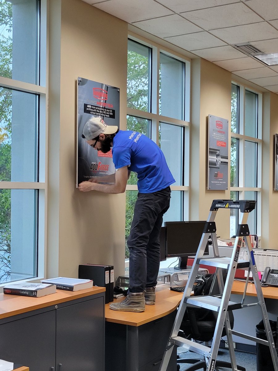 tungaloy's tweet photo. New ADDFORCE graphics installed today at Tungaloy America. We Improve, We Evolve, We ADD! Ask us about these new products today!
https://t.co/aj72q5ZrKZ
#tungaloy #cuttingtool #manufacturing #metalcutting #metalremoval https://t.co/ExmTIyASrs