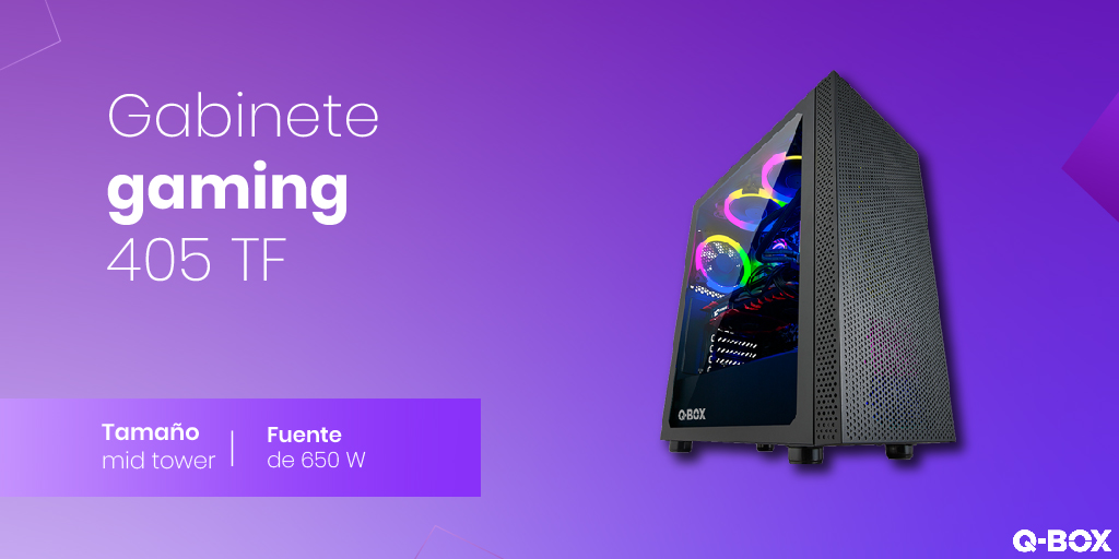 qboxar's tweet photo. Viví la mejor experiencia de juego con los gabinetes gaming Q-BOX.

Enterate todas las características del gabinete 405 TF + fuente en el siguiente link: https://t.co/LQq1OaqoWP

#gabinetegaming #PCgamer #QBOX #gaming #gamer https://t.co/oQpQPwOkac