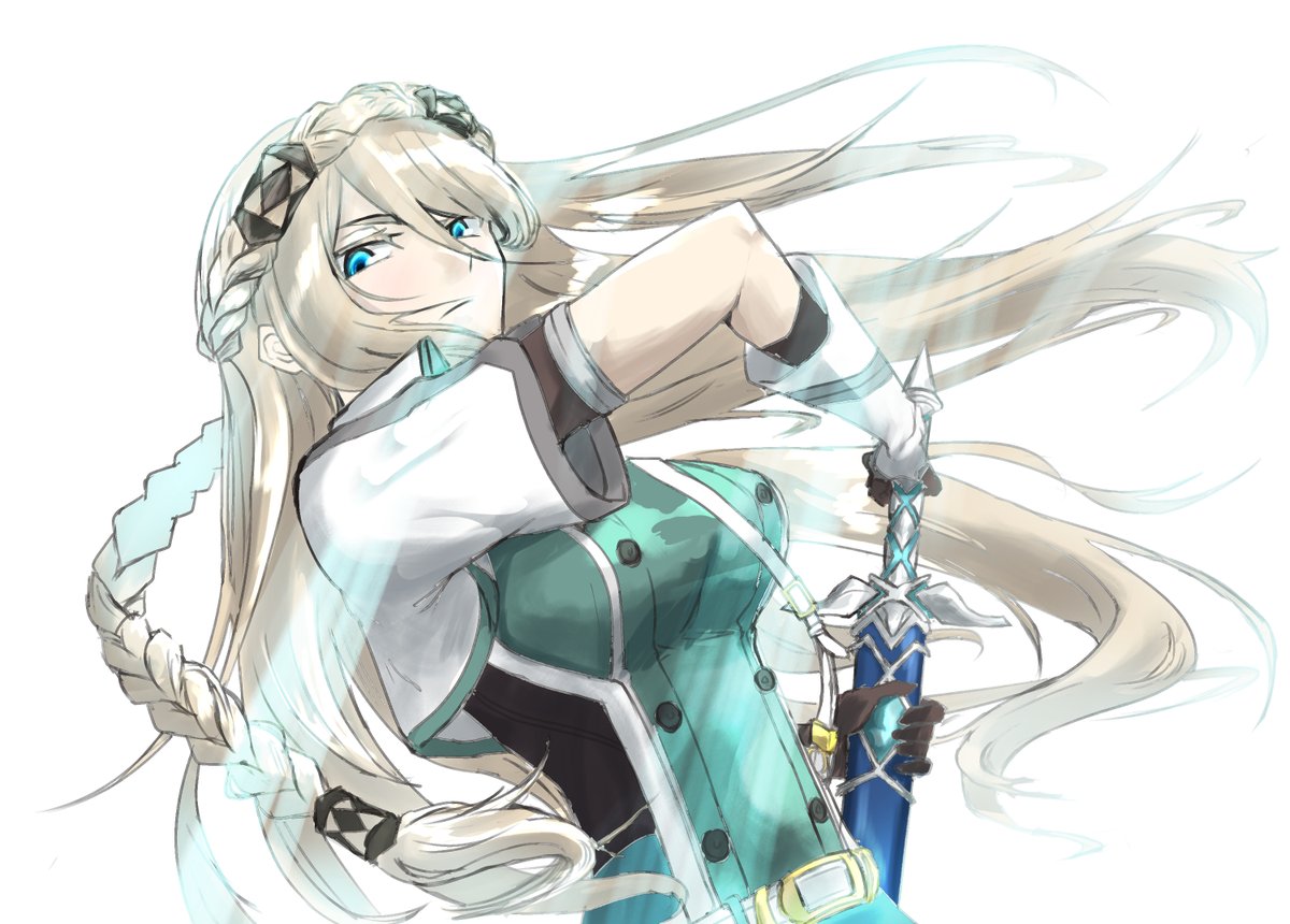 剣の乙女 ソードメイデン エレイン オークレール 黎の軌跡 ゴゴゴのイラスト 剣の乙女 ソードメイデン エレイン オークレール 黎の軌跡 ゴゴゴのイラスト