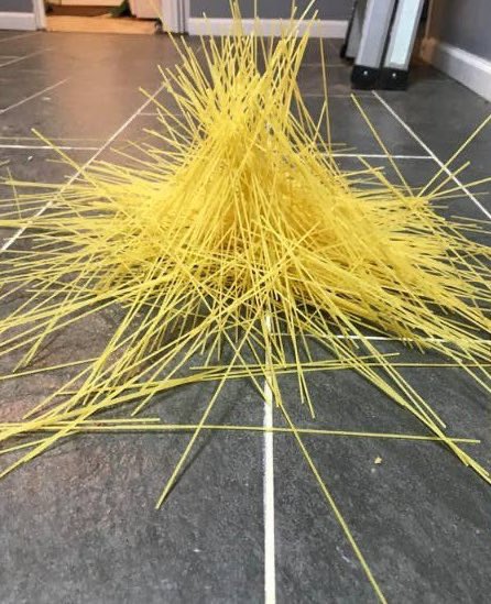 margot_foxx's tweet photo. I dropped a box of spaghetti on the ground and accidentally graduated from art school. https://t.co/s2dEIa2AHa