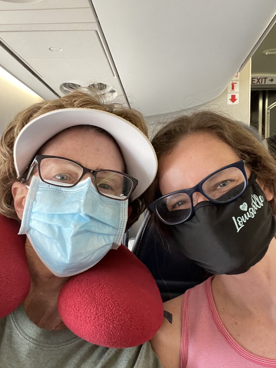 Bookdevotee's tweet image. .⁦@Brilanka⁩ and I headed to St Louis yesterday for the gymnastics Olympic Trials!