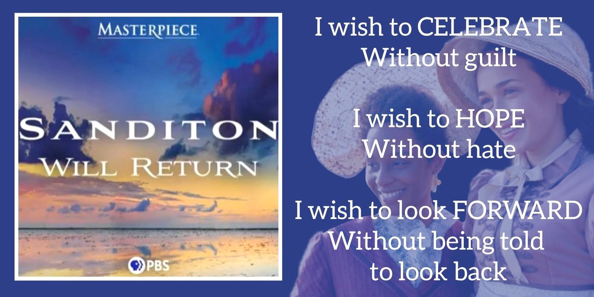 With nothing but love and positivity 💗
#Sanditon will return! 2 more seasons! #SanditonIsSaved #WeSavedSanditon

I wish...
