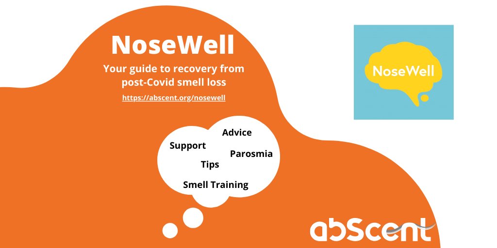 ChrissiKelly's tweet photo. NoseWell is where you will find all the information, videos and more to guide you through your Covid-19 related smell loss. https://t.co/gHLcbrO6iW #SmellTraining #NoseWell #COVID19 https://t.co/zW4EkEpw2r