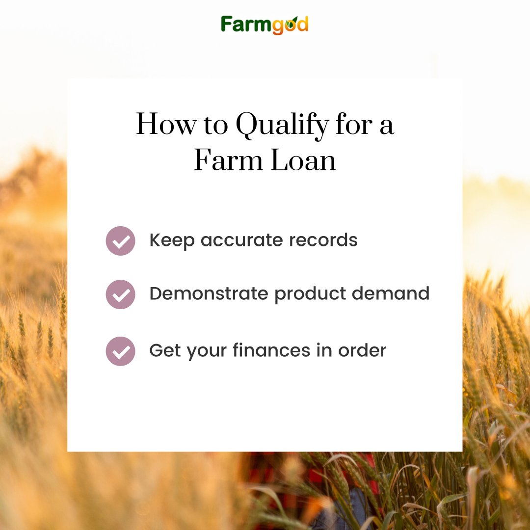 OfficialFarmgod's tweet photo. Here’s a 3 step checklist to go through to get you qualified for a farm loan. Use Farmgod today to keep accurate records to share with your potential investors.

Visit https://t.co/fXnN7u1IOj to get started! https://t.co/5EWBUGTuEq