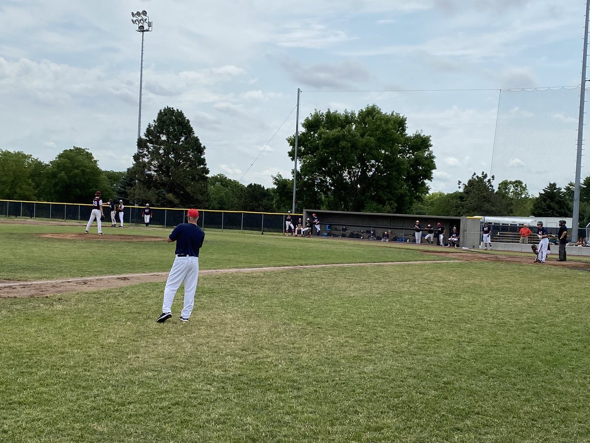 After an inch of rain at Burke we are now under way (1130) @316Elite and <a href="/VikingBsbll09/">Waverly Baseball</a>
