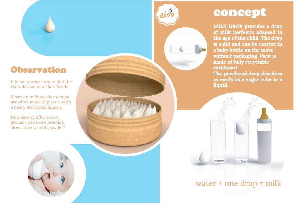 Dans la #catégorie "Produit &amp; Concept" nous avons aussi Lucie Gonon avec son #projet "Milk Drop" 😻

#chatonsdor #cérémonie #prix #créativité