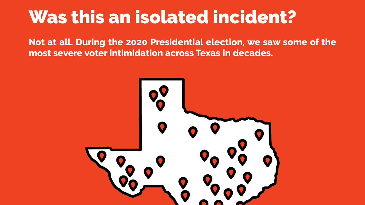 A mob of Trump supporters in TX used fear, intimidation, and threat of violence to silence their political opponents last fall, but this is not an isolated incident. #VoterIntimidation #TrumpTrainTXAttack