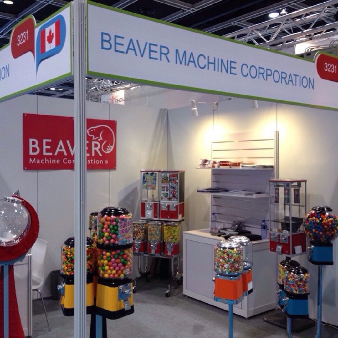 BeaverVending's tweet photo. It's Throwback Thursday!  Who remembers us at the IAAPA Asian Attractions Expo in 2015? 
.
.
.
.
.
#throwbackthursday #beavervending #beavermachinecorp #gumballmachine #beavermachine #beavergumballmachine #vendingmachine #gummachine #vending #beaver #candymachine #madeincanada https://t.co/icTGS3gOT0