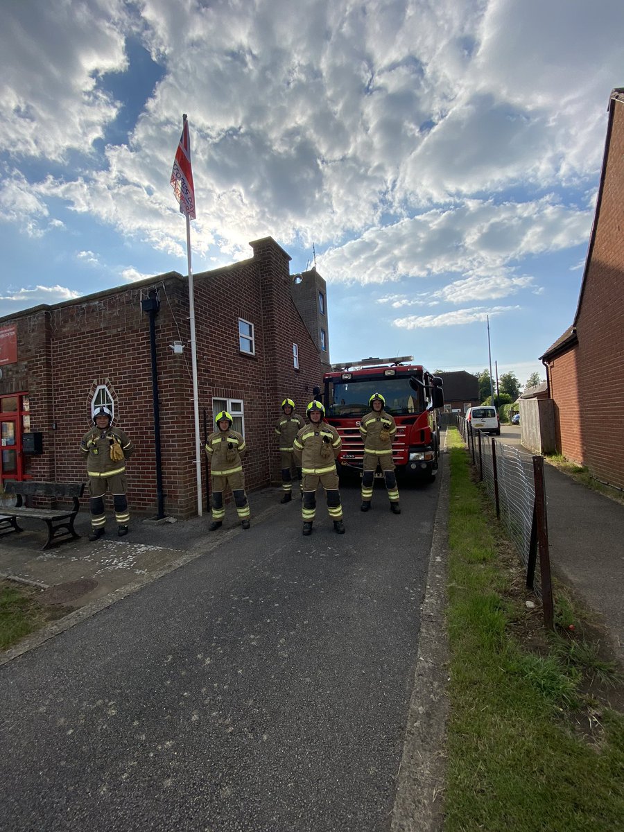 Brill Fire Station show their support for Armed Forces Day, it is a chance for us show our support for the men and women who make up the Armed Forces community: from currently serving troops to Service families, veterans and cadets.
