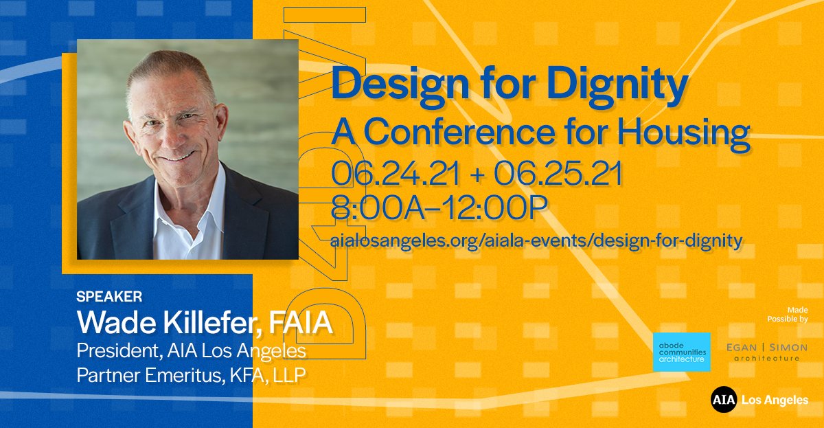 KFALosAngeles's tweet image. I’m speaking today at #DesignforDignity, the @AIALosAngeles conference committed to providing housing solutions. 

For more info: ow.ly/kcsi50FhPOd

#kfaarchitecture #ArchitectureforLosAngeles #KFAleadership  #affordablehousing #endhomelessness  #LosAngeles