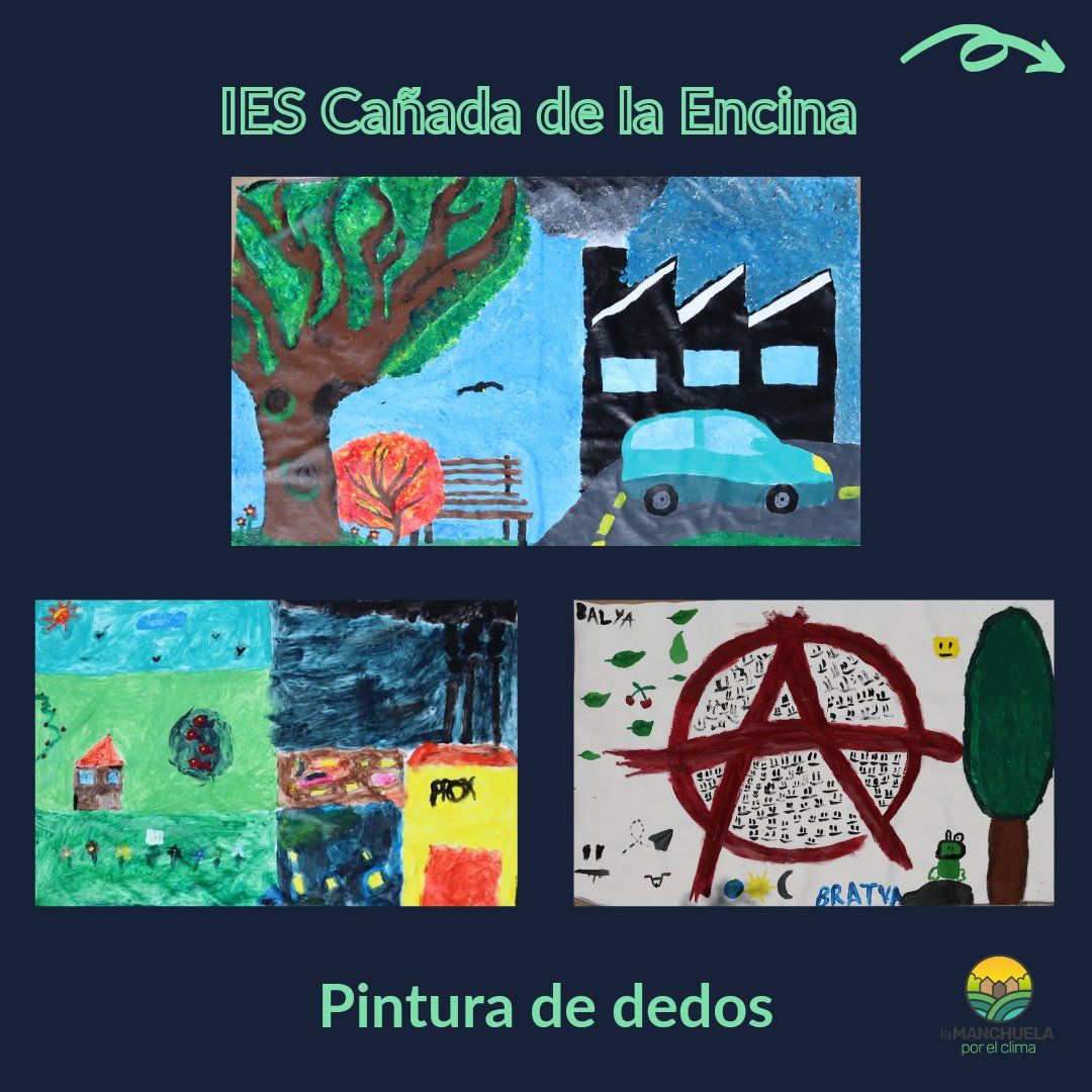 LMxClima's tweet photo. ¿Has alguna vez pintado con tus dedos después de tu infancia? 🧐

Algun@s de l@s alumn@s del @iesiniesta nos dijeron que si 😎

Y se pasaron muy bien la mañana  pintando y hablando 🌳🍃  #LMxC #ClimArte https://t.co/GtPWF74hgt