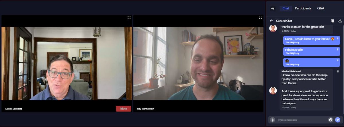 We are blown away by step-by-step @dimsumthinking / #danielsteinberg talk about "SwiftUI and Combine - the Teen Years" #StoryTeller #addc #addconf #addc2021 #addcfamily