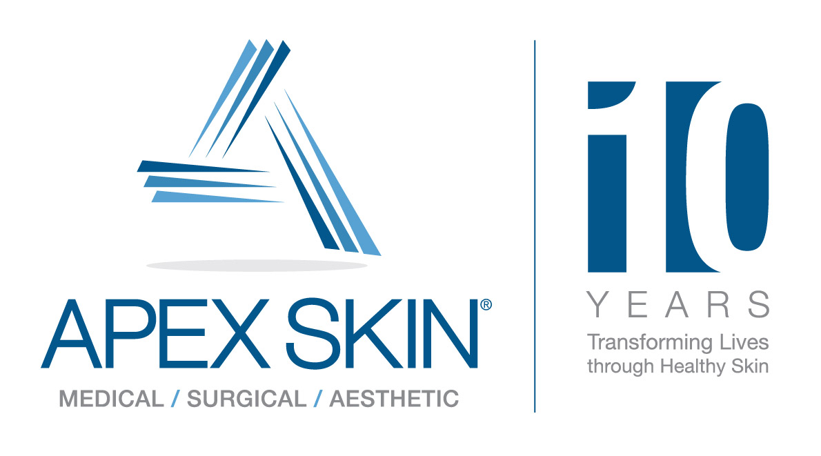 This summer we will reach our 10 year #anniversary! We are working on some exciting plans to #celebrate with our #team and our #patients! And we even have a special #logo to help us mark the occasion! 

#staytuned #10years #dermatology #cleveland #apexskin