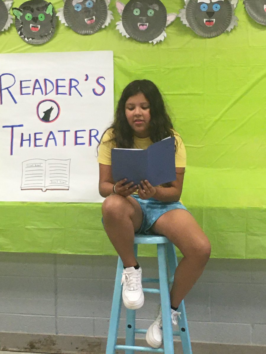 Students in Mrs. Vetter’s classroom read the books that they authored in today’s Reader’s Theater.