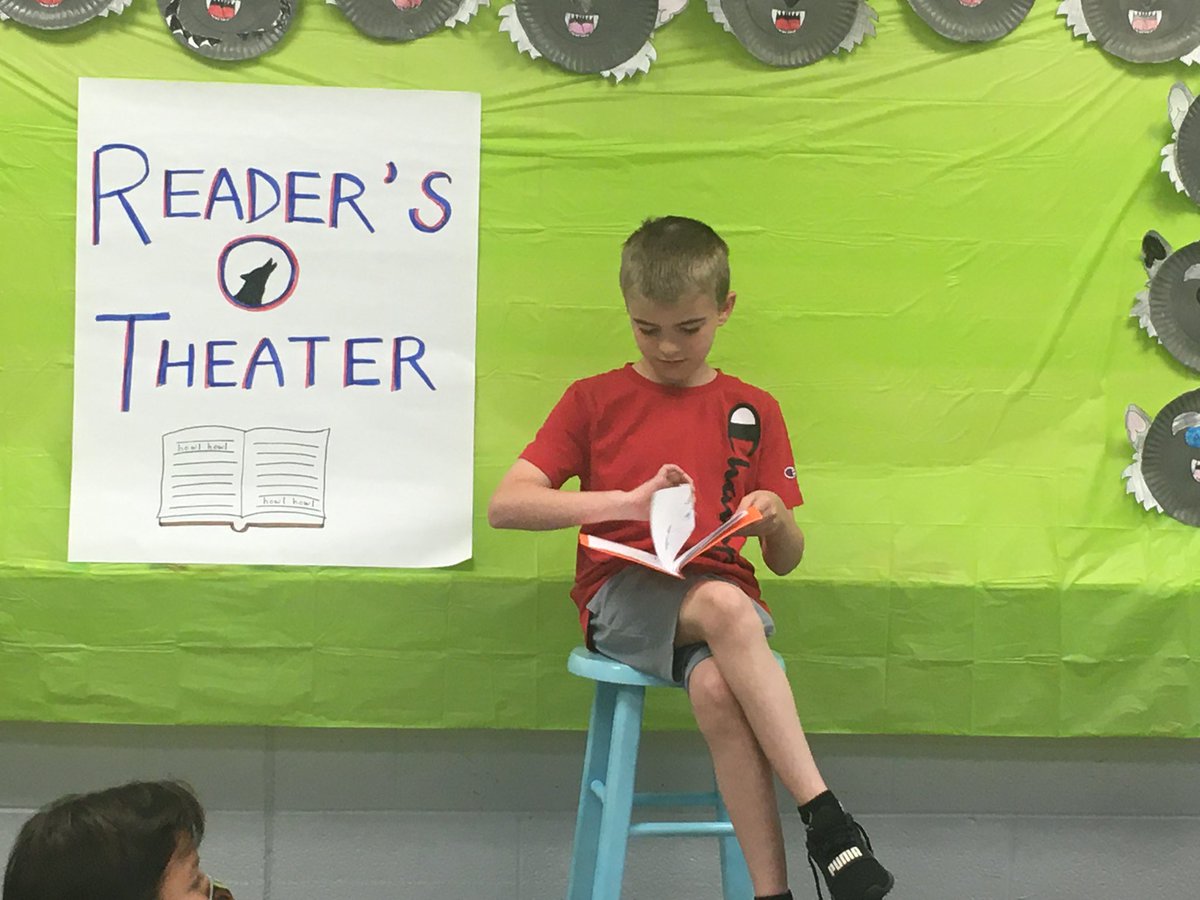 BarfieldCamp's tweet photo. Students in Mrs. Vetter’s classroom read the books that they authored in today’s Reader’s Theater. https://t.co/jEBSEkxYgJ