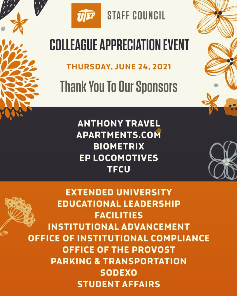 💙⛏️🧡 Our staff appreciation event was a huge success! Special thanks to our sponsors for making it all possible! 💙⛏️🧡