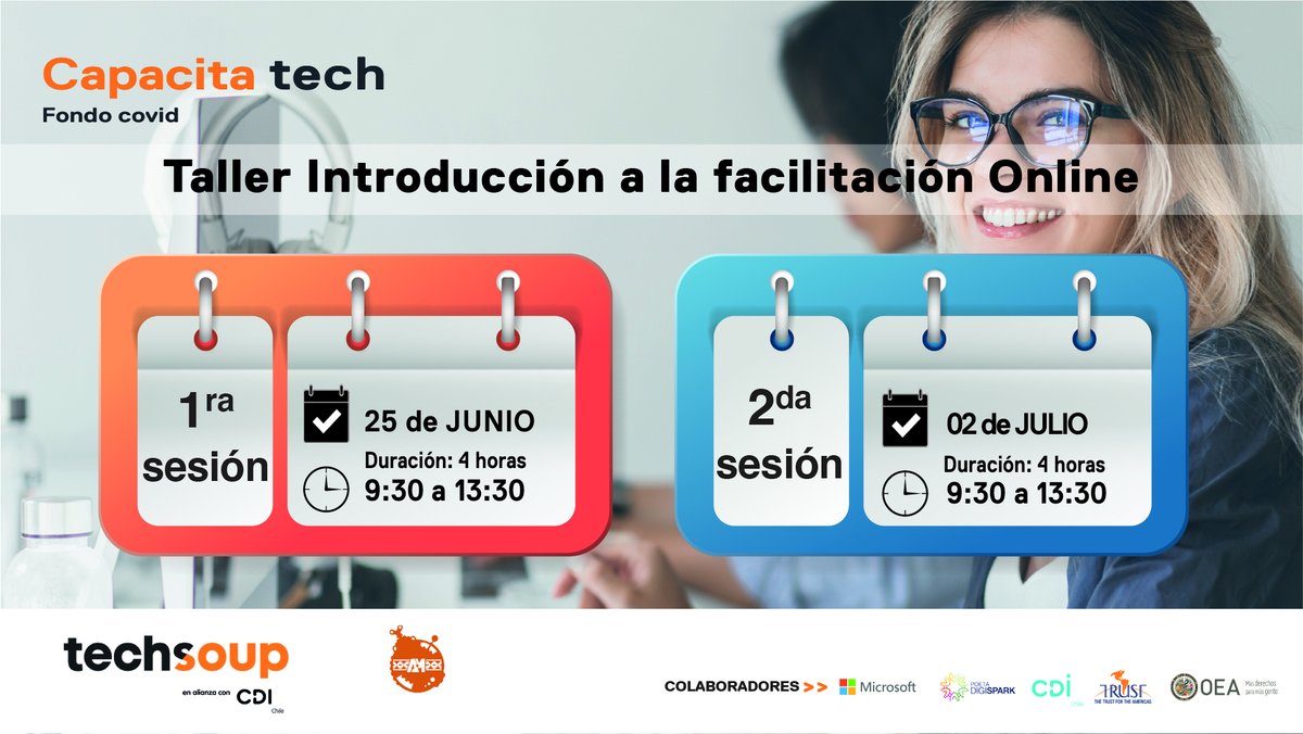 TechSoupChile's tweet image. ¿Necesitas una comunicación más ágil y productiva?
Inscríbete: bit.ly/TechsoupCapaci…

@TechSoup @Trust4Americas @Microsoft @OEA_oficial 
#Capacitatech #TechSoupChile #FacilitaciónOnline #ONG #TransformaciónDigital
