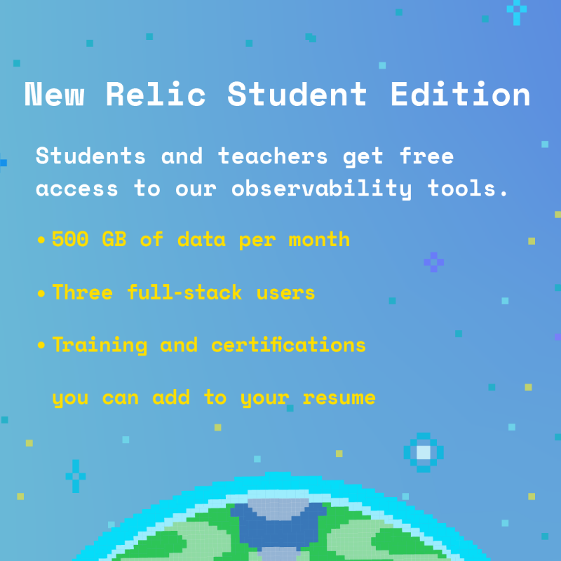 newrelic's tweet photo. At #FutureStack 2021, we launched a ton of new products and features. In this Nerdlog roundup, we take a closer look at two of them:

📥 New Relic Errors Inbox
🎓 New Relic Student Edition