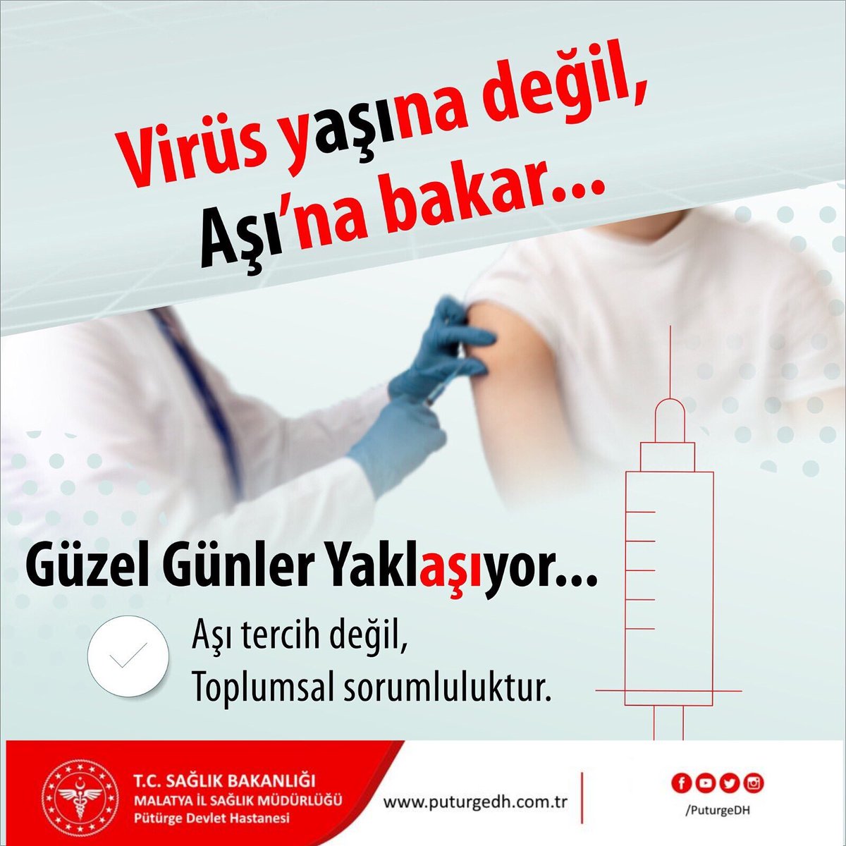 Aşı randevularında yaş sınırı 18'e indi.
#kollarısıvıyoruz