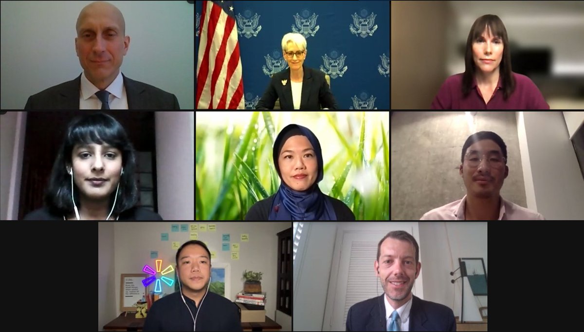 Thank you <a href="/BALIM/">Beth Ann Lim</a> &amp; all participants who joined <a href="/DeputySecState/">Christopher Landau</a> for the launch of the U.S.-ASEAN Innovation Circle Grassroots Competition! Enter here asean.usmission.gov/us-asean-grass… before August 31 with your solutions to the innovation challenges facing Southeast Asia! #BillionFutures