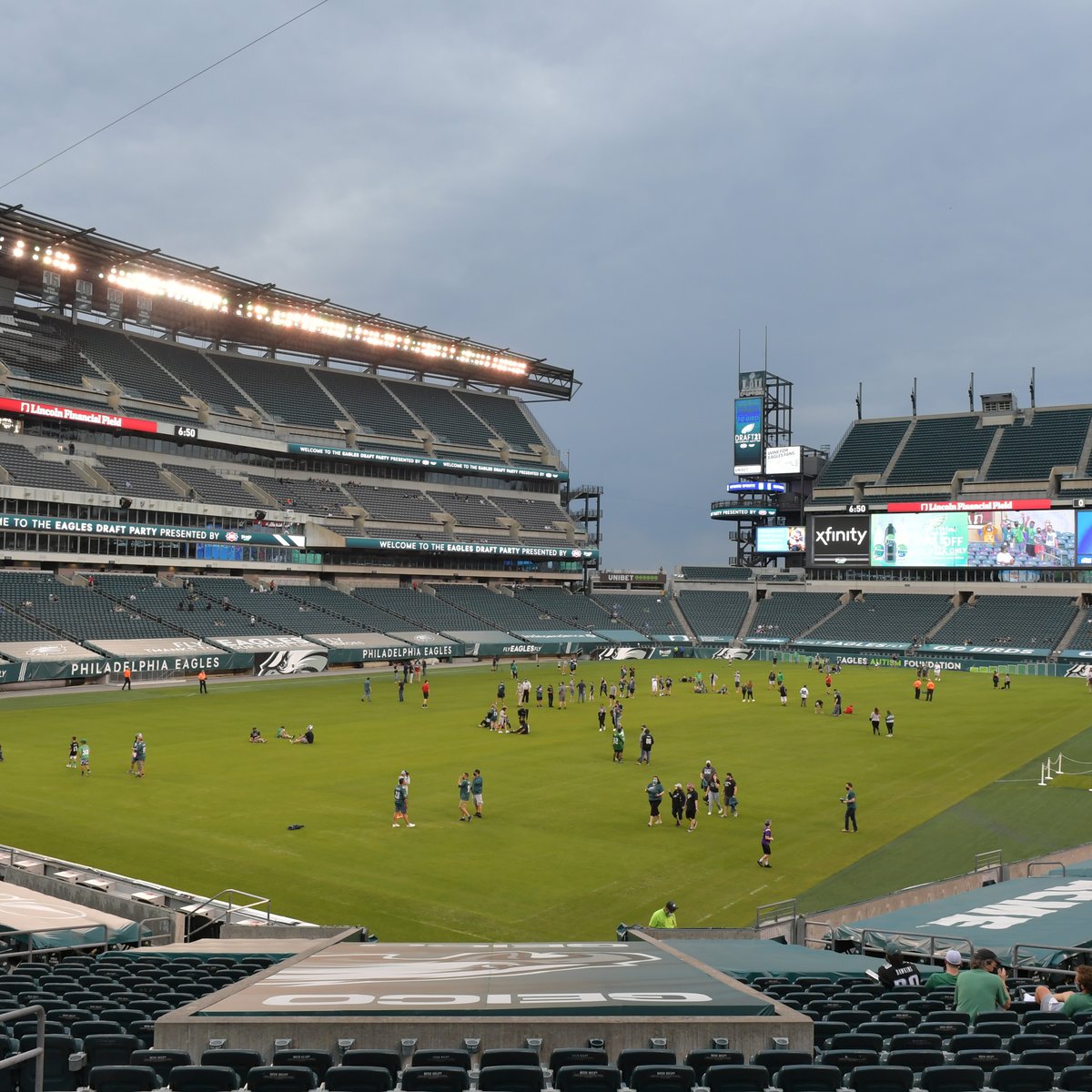 Philadelphia Eagles Draft Party at Lincoln Financial Field