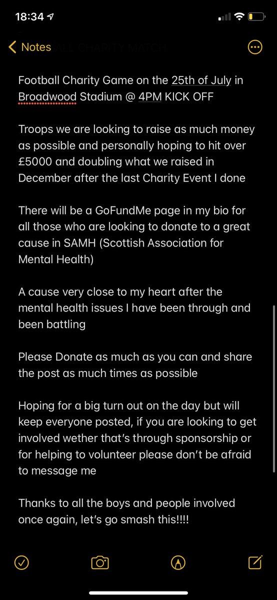 marcuscampbell3's tweet photo. Football Charity Match in aid of Mental Health, hoping to raise as much money as possible for a great cause

All retweets and donations would be mean the world and the more attention this gets will help with the amount of money being raised

Link in Bio

So share if you can 🙌🏼🙌🏼 https://t.co/N7KC3K7f9s