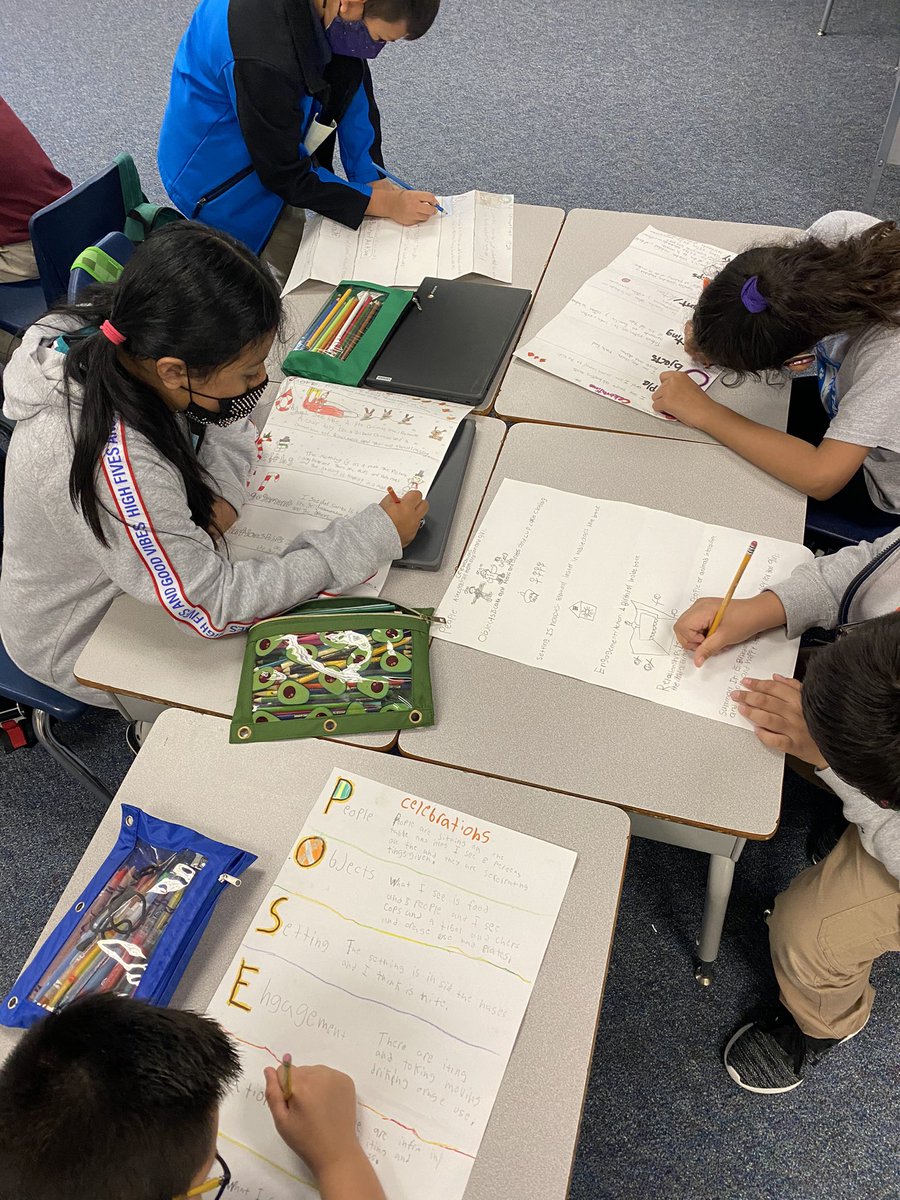 Campers read their favorite stories, act out, and create POSERS 👏🏻@hearnehusky #huskiesonthemove #weareLit #AliefSummer2021