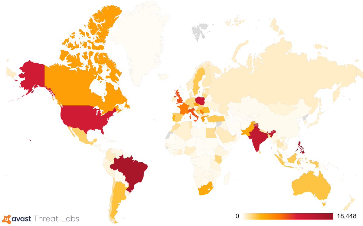 We've published our newest research on  #Crackonosh a #cryptominer distributed with cracked copies of popular software, disables #AV, has been circulating since June 2018 and has yielded over $2 M USD in #Monero from  222,000+ infected systems worldwide.

decoded.avast.io/danielbenes/cr…