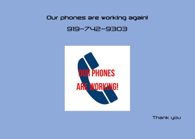 LuvLazar's tweet photo. Our Phone Lines are Working! https://t.co/UftsDmx6Ii