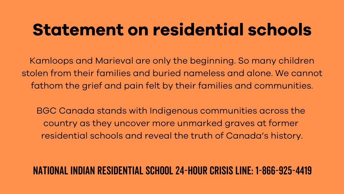 We stand with Indigenous leaders and communities. If you are looking for information on how to talk to children about residential schools, <a href="/IndigiNewsMedia/">IndigiNews</a> has compiled resources: indiginews.com/okanagan/how-t…