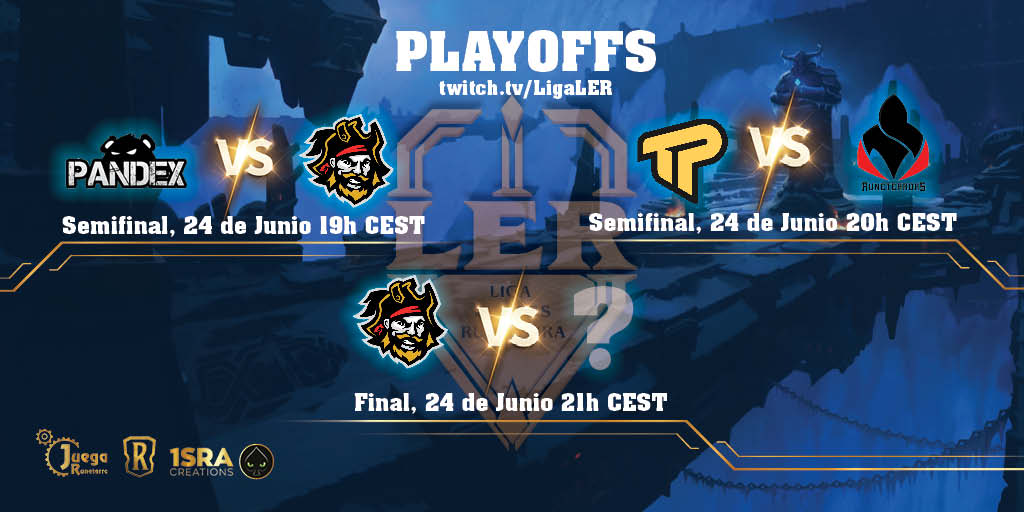 Finaliza la primera semifinal y como no podía ser de otra forma nos comemos otra sorpresa

Los campeones de la fase regular <a href="/PandexSports/">PANDEX eSPORTS</a> pierden 1-2 contra @TDarkpirates que puede hacer la del submarino desde la 4° posición

Empieza la segunda semifinal

Twitch.tv/ligaler
