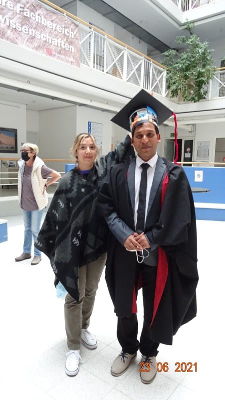 Jeetendra077's tweet photo. So i passed my Kolloquium today 😃🥂 ... Quite a journey indeed. Thanks for all those people that supported me throughout those years!
@AWI MarGeo &amp; 
@IRTG_ArcTrain family&amp;friends https://t.co/oCtV4kZwBa