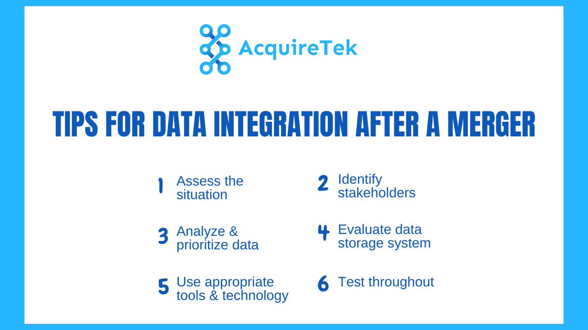 A final tip for integration success: Hire an expert! IT teams can be overwhelmed by the amount of data after a #merger. Don't waste time trying to figure it out on the fly. See how we're different! ☎️(770) 450-4268 #DataIntegration #YouAcquireWeIntegrate #YourIMOPartner