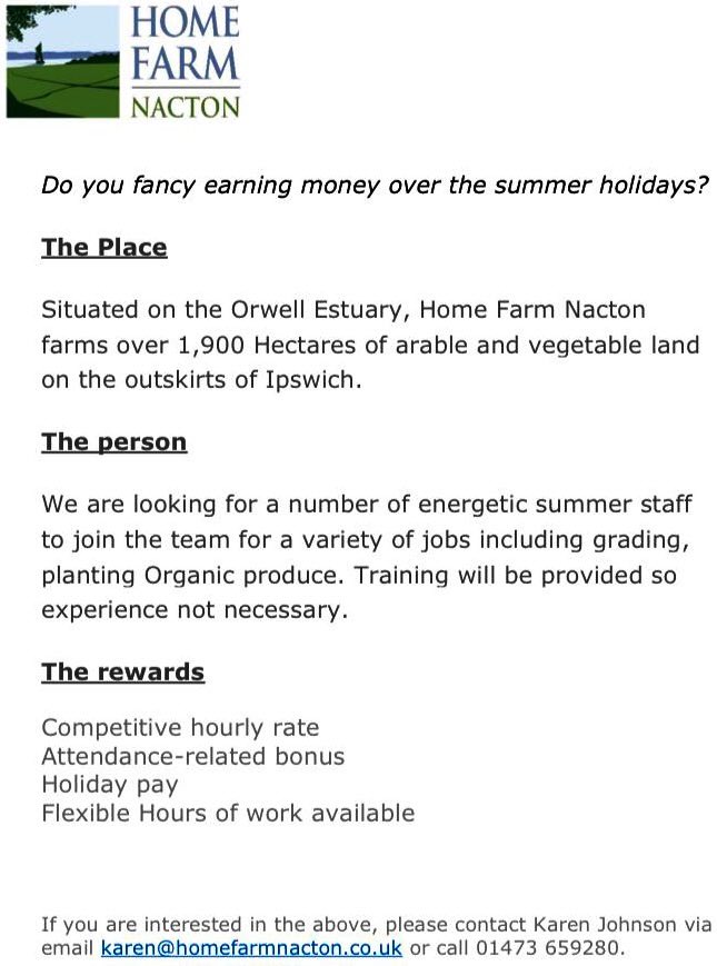 ‼️‼️Looking for a practical hands on summer job whilst learning about British farming? 🇬🇧 Please see below and retweet!! ‼️‼️👩‍🌾👨‍🌾🥔🥦🧅🥬🌱 #Organic #Vegetables #Agriculture #Recruitment #Backbritishfarming