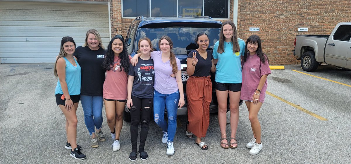 TAFE students headed to Nationals! Wish them luck! #CHHSCTE <a href="/jccaldwell72/">Jason Caldwell</a> <a href="/ChapelHill_ISD/">Chapel Hill ISD</a>