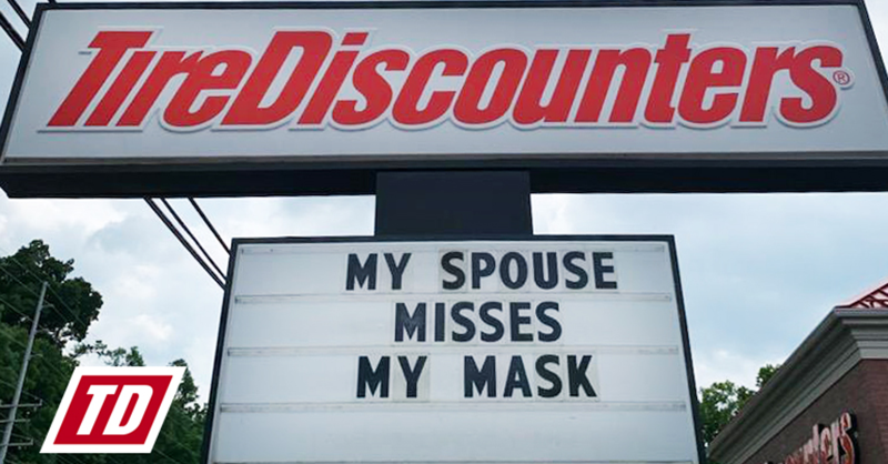 TireDiscounters's tweet photo. Who can relate?
#tirediscounters #copysign #funnysigns https://t.co/26LKkztTns