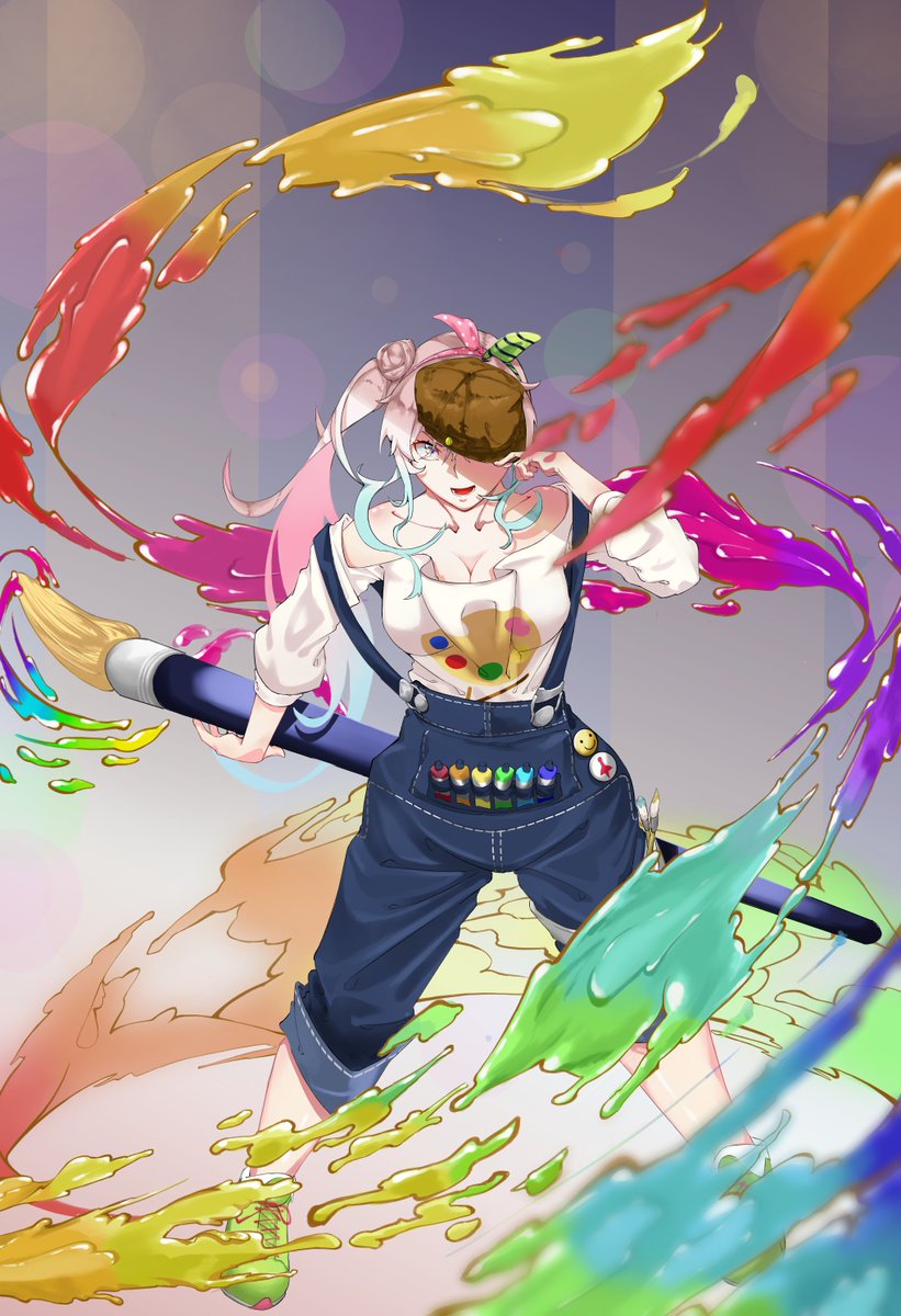 Approchart's tweet image. Paint breating, First form..

#ioarts