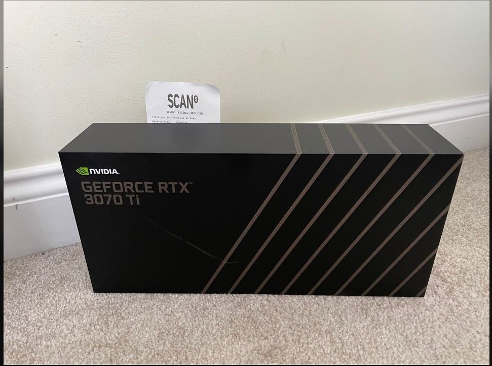 Neophear1's tweet photo. A wild 3070Ti appeared @JayzTwoCents https://t.co/KdRF52bSw8