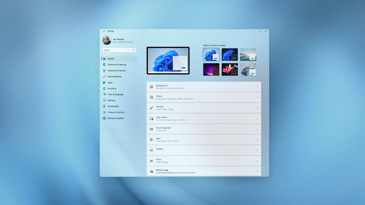 Tom Warren on Twitter: "Windows 11 also includes a new Settings UI, and it looks way better than before https://t.co/F8n1w25tP1… "