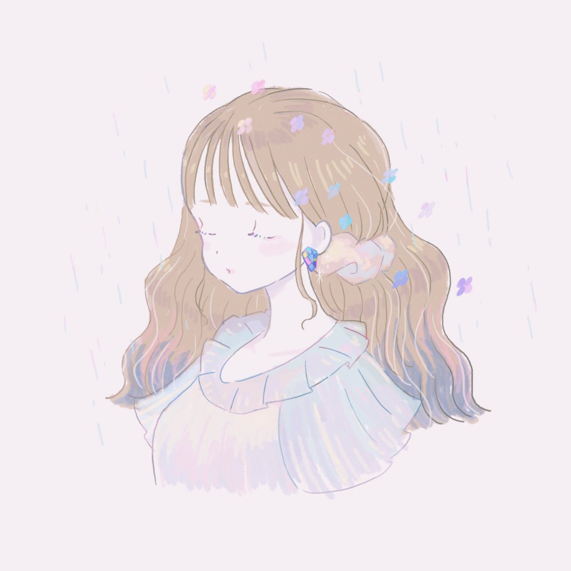 inase42's tweet photo. 細雨 https://t.co/OPFmtvC2vs
