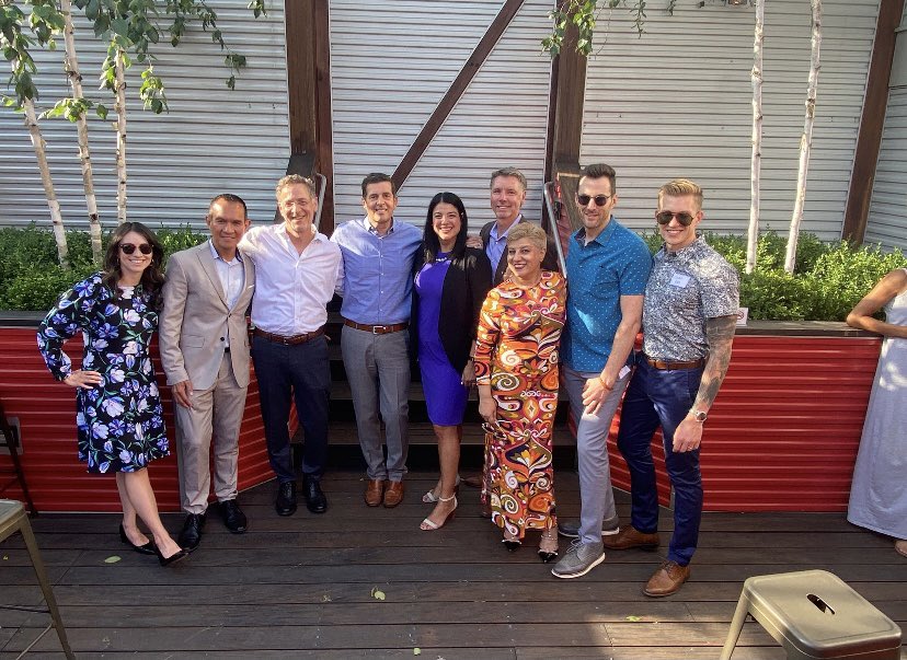 AnnaValenciaIL's tweet photo. Thank you to Sidetrack, Chicago for kicking off my first in-person event and to my wonderful host committee for making it happen! I am so grateful to have the friendship and support of such a dedicated, diverse group of people. Let’s do this! 
#VoteValencia #Equality #Pride https://t.co/dZdhVUbNba