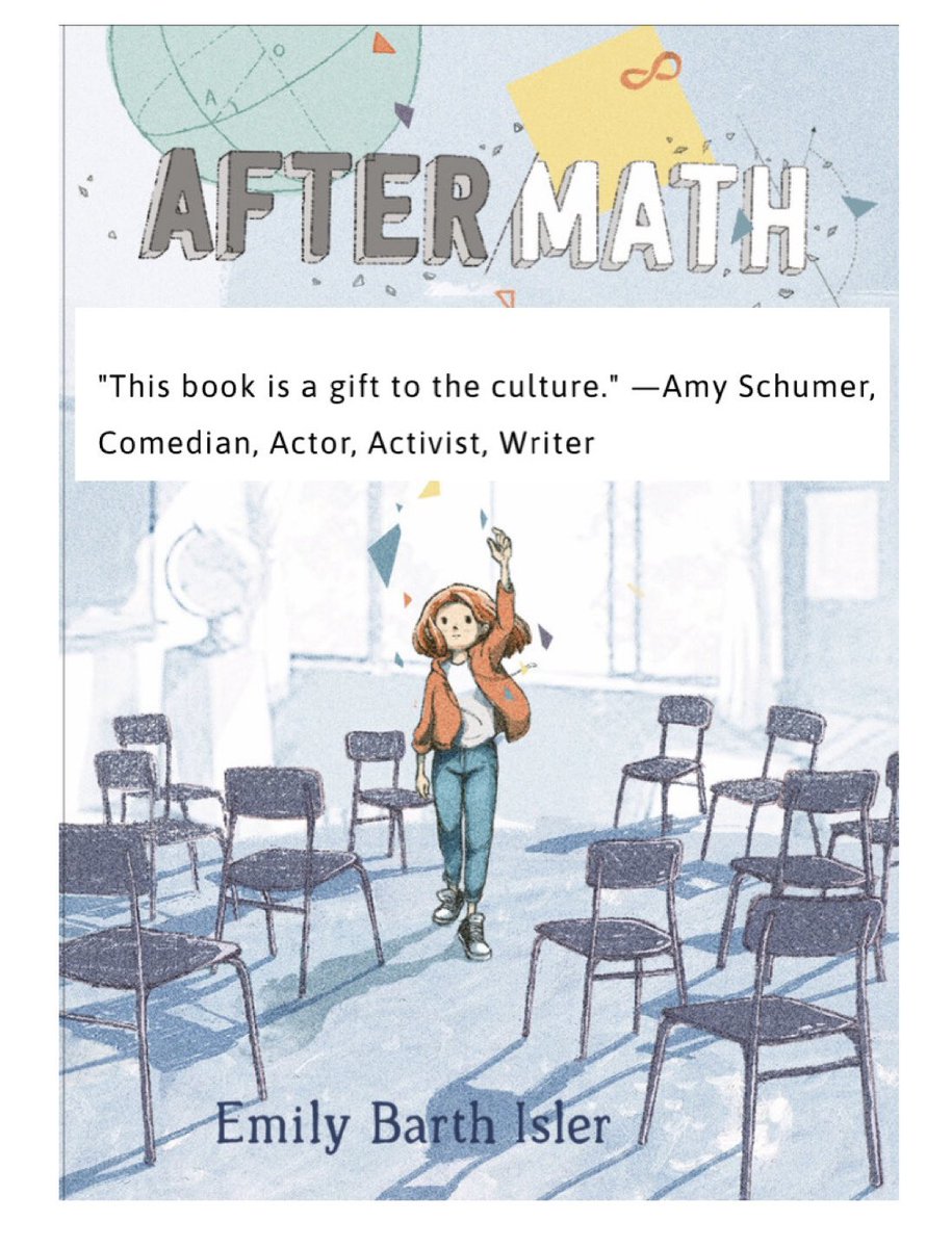 EmilyBarthIsler's tweet photo. I’ll never forget the moment I first read @amyschumer ‘s beautiful blurb about #AfterMath ♾📚 I have always admired how Amy uses her voice to speak up for what is right. Honored to have #aftermathbook among the things she has for our shared activism to prevent gun violence. https://t.co/cRDUBckxod