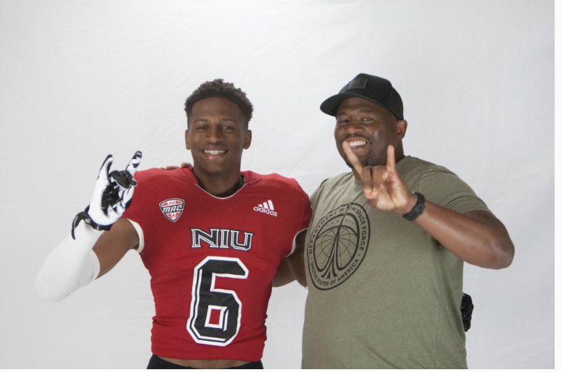 BIG thank you to @NIUCoachHammock <a href="/CoachDtjackson/">Dan Jackson</a> and the whole <a href="/NIU_Football/">NIU Football</a> staff and coaches for the great experience and hospitality. They got something special up there in Dekalb. #GoHuskies ⚫️🔴 ⚪️#TheHardWay <a href="/HuskieFB/">Naperville North FB</a> <a href="/Coach_Arthurs90/">Chris Arthurs</a>