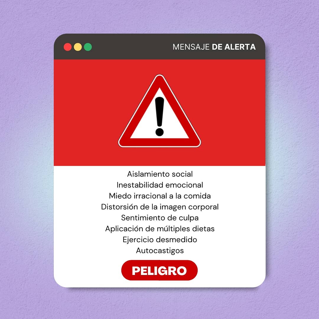 ¿Listos para hacer un autoanálisis de nuestra alimentación?

Si tú o alguien que conozcas presenta conductas 🟨🟥 es necesario buscar ayuda profesional, y para eso estamos nosotros.

#conductasalimentarias #tca #alimentación