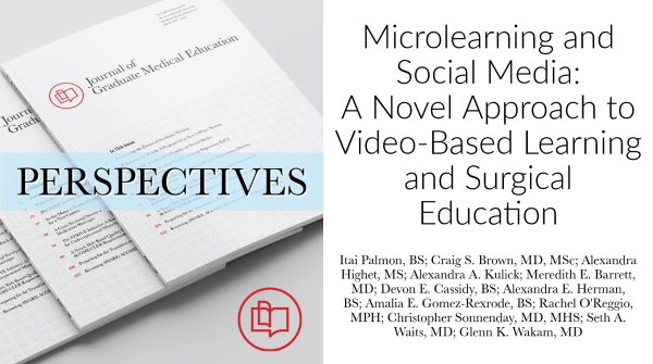 JGME (@journalofgme) on Twitter photo The combination of microlearning with Twitter yields an educational tool that may be more acceptable and accessible to current surgical medical students and residents bit.ly/3gTJwrX <a href="/iPalmon/">Itai Palmon</a> The combination of microlearning with Twitter yields an educational tool that may be more acceptable and accessible to current surgical medical students and residents bit.ly/3gTJwrX <a href="/iPalmon/">Itai Palmon</a>