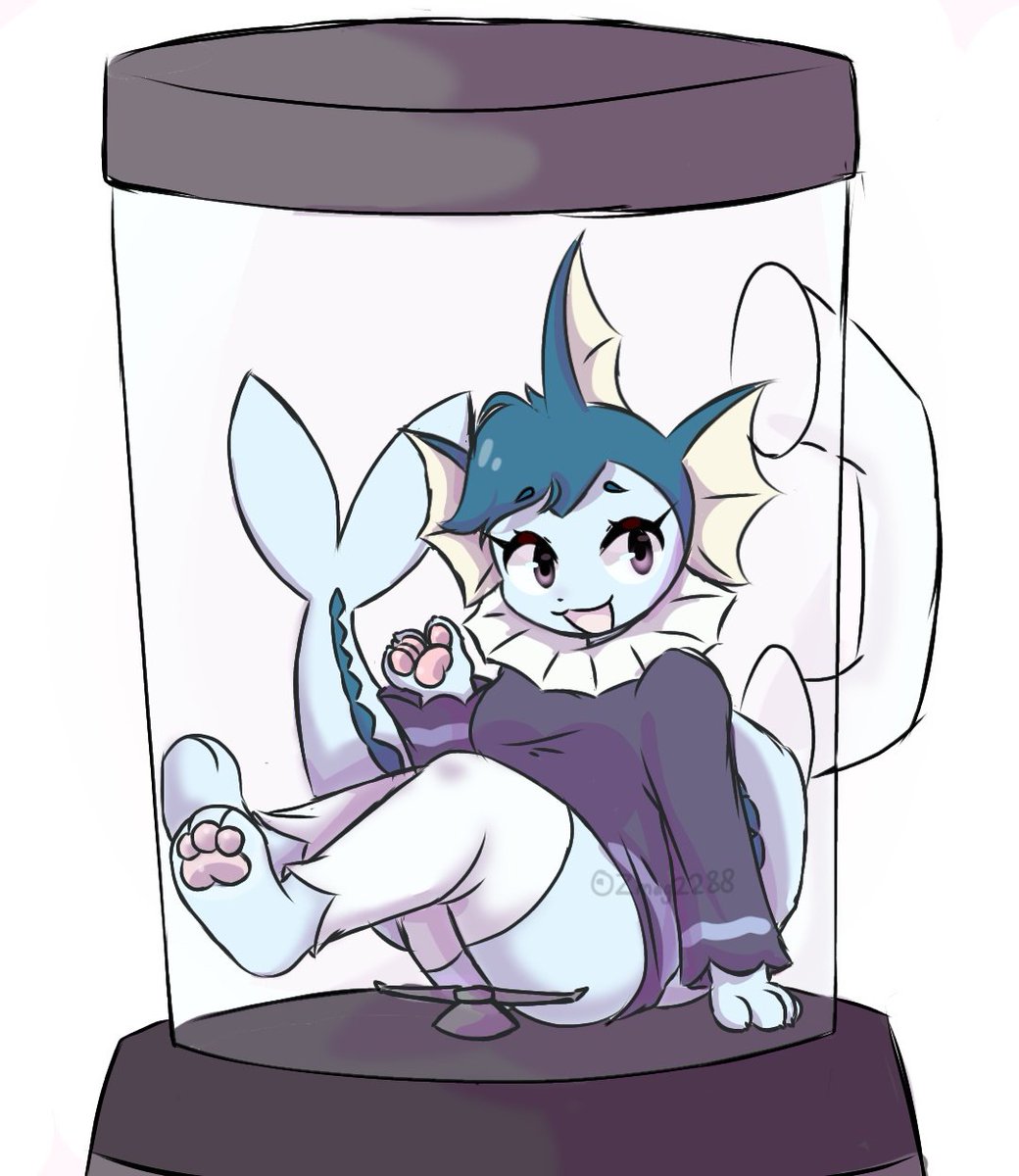 Sæt ud Forskellige Rejsende ⧫ℤ𝕖𝕖⧫ MOVING TO A DIFFERENT ACCOUNT! (Check Bio) on Twitter: "Vaporeon in  a blender, what do you do, [#pokemon #ポケモン RTs appreciated]  https://t.co/4hkmK6gn4G" / Twitter