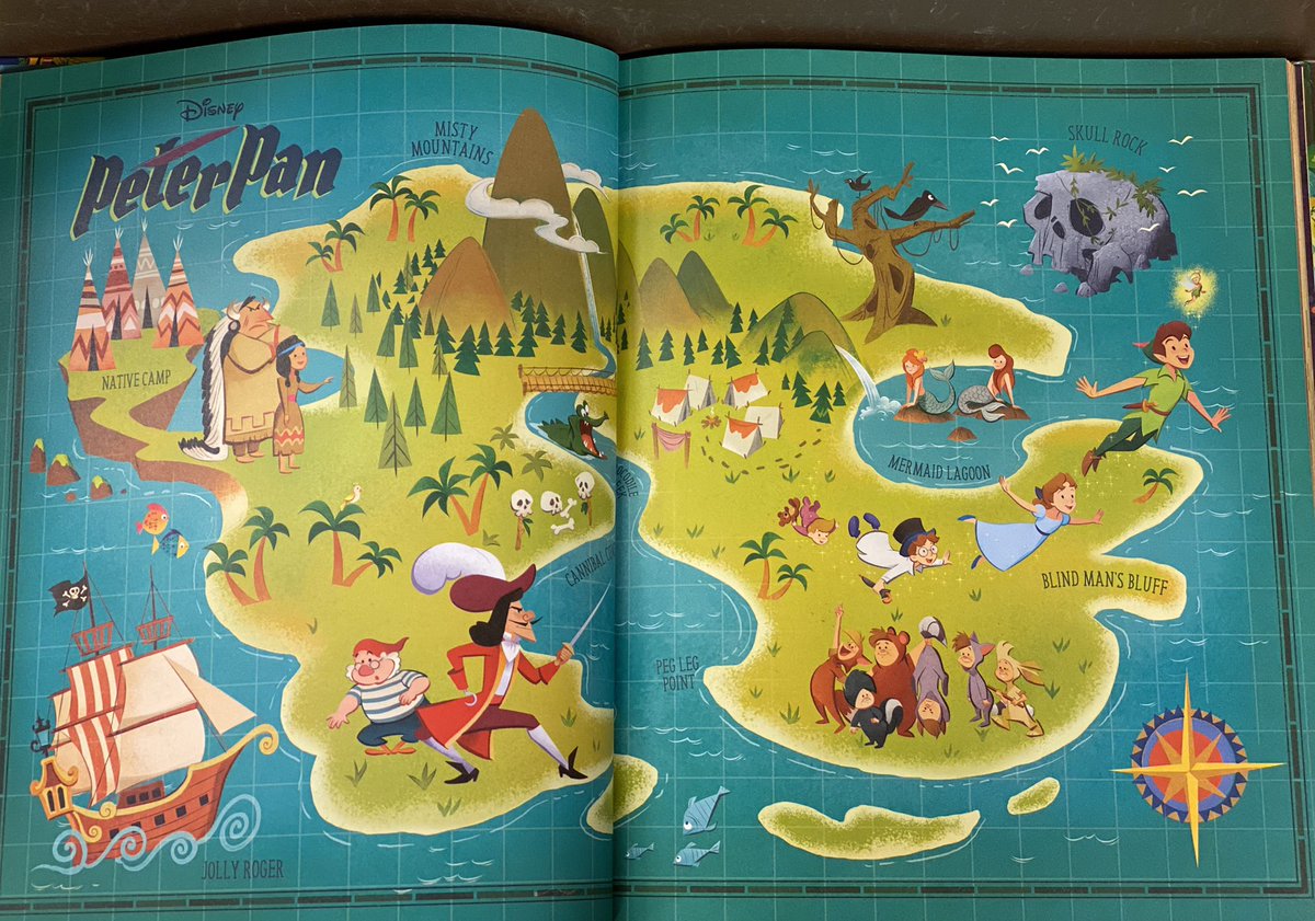 BNThousandOaks's tweet photo. Today’s random super cool find #disney #disneymaps #bookstagram #bn232 #barnesandnoble https://t.co/3JYue5fIca