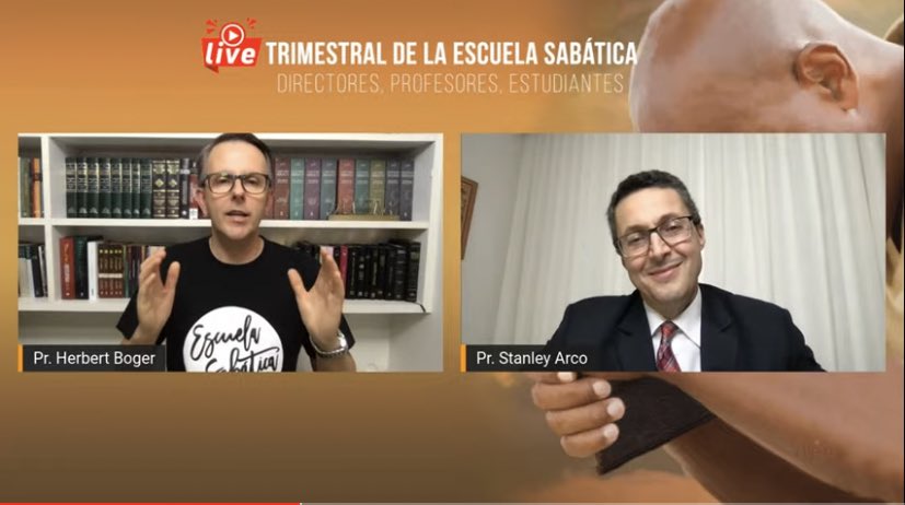 🔴 “Cuando la Escuela Sabática está fuerte, la iglesia está fortalecida, cada hermano está preparado para la venida de Jesús y también están trayendo amigos para conocerlo”. Pr. <a href="/StanleyArco/">Stanley Arco</a>, presidente DSA en la #Trimestral de la #EscuelaSabatica 🙏🏽
