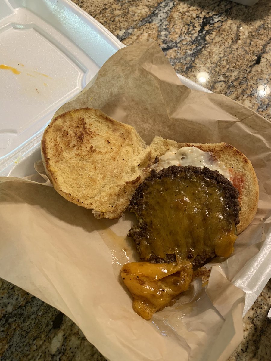 Through a “mix up in orders” I waited over 20 minutes in the drive thru at Jim N Nicks for this... hot.... mess...  C’mon JNN.. you’re better than this.